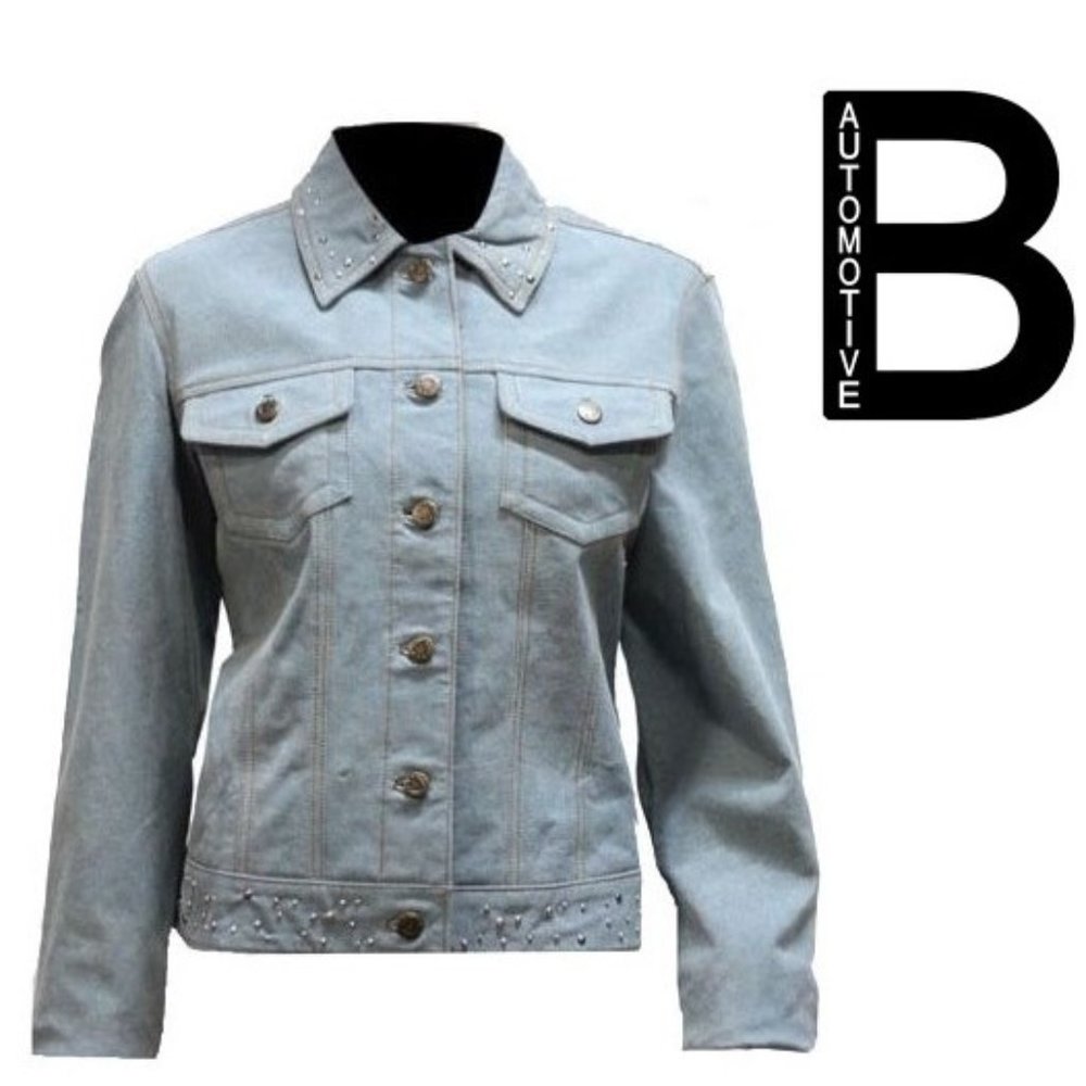 Genuine Leather Made (LOOKS LIKE DENIM!) Jacket